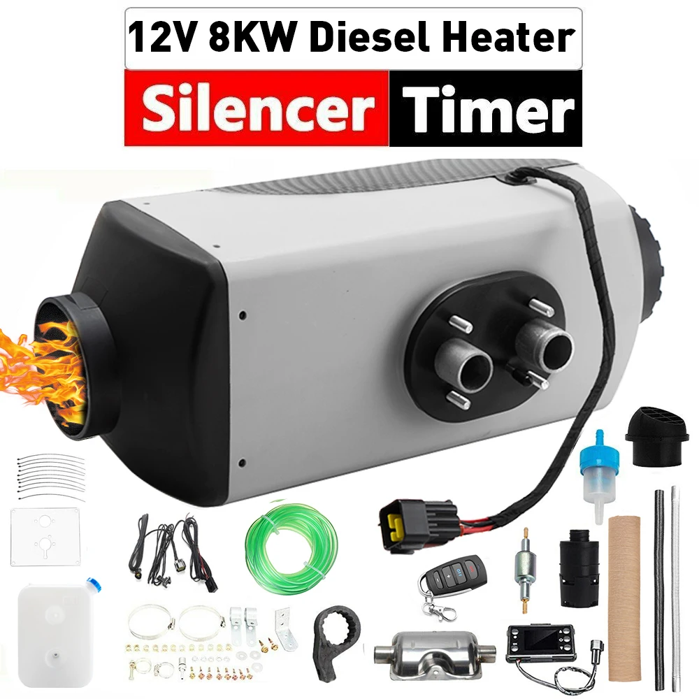 12V 8000 Вт автомобильного обогревателя ЖК-дисплей монитор переключатель дизелей