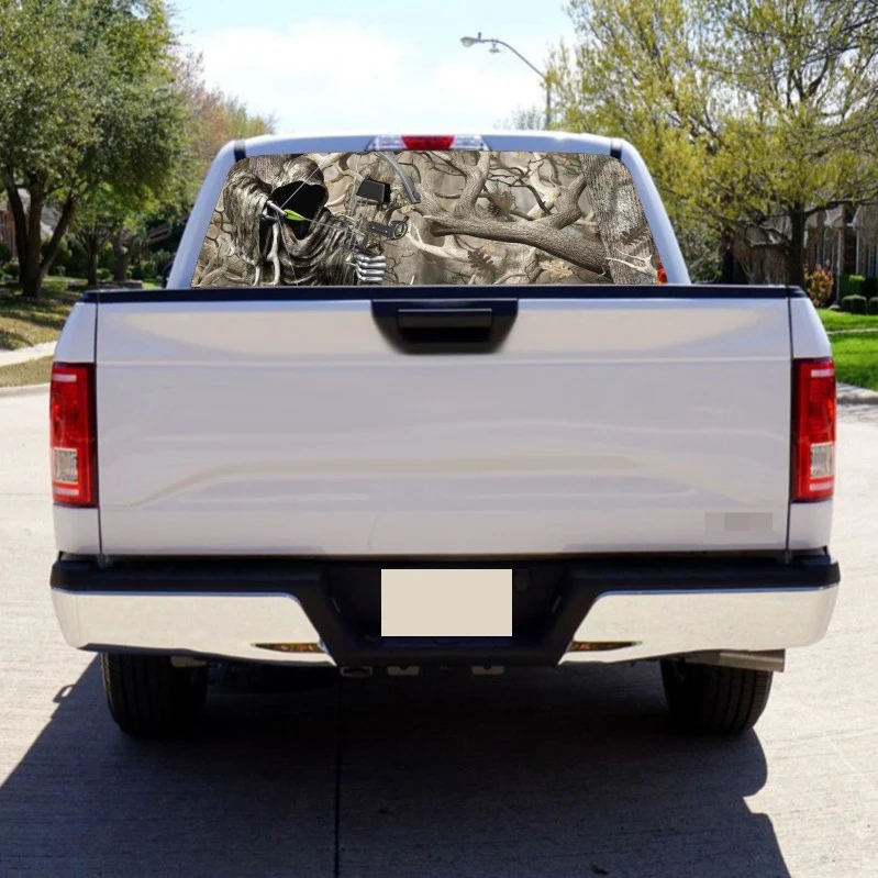 

Grim Reaper for Truck Jeep Suv Pickup 3D Rear Window Decal Sticker Decor Rear Windshield Glass Poster 57.9 x 18.1 Inch