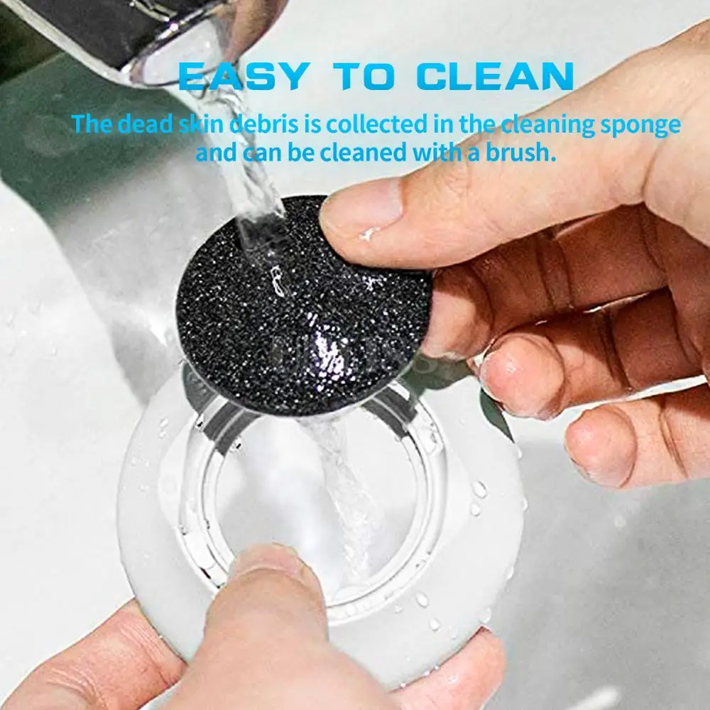 

Mini Electric Vacuum Adsorption Foot Grinder Foot Care Pedicure Tools Callus Remover Rechargeable Hard Cracked Skin Clean Tools