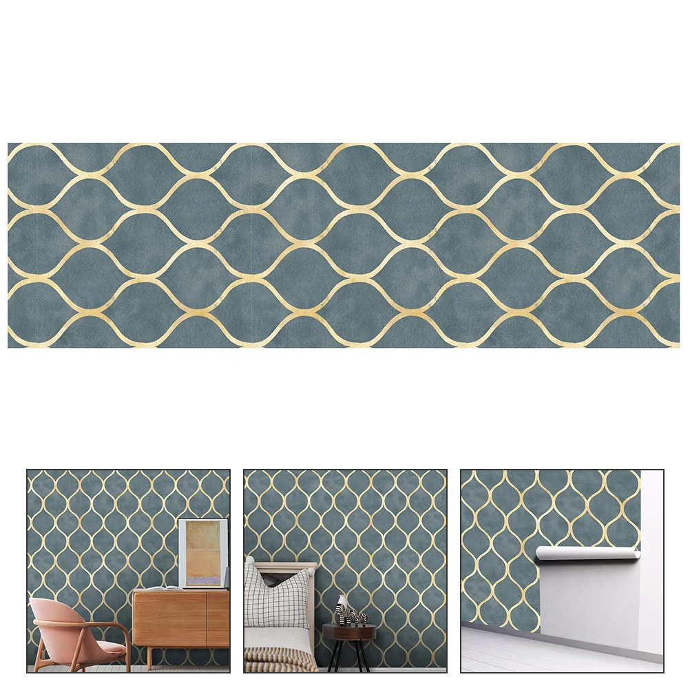 

1 Set Geometric Plain Wallpaper Living Room Background Decorative Wallpaper