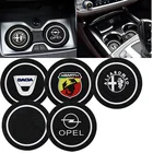 2 шт., автомобильный нескользящий коврик для подстаканника Volvo XC40XC60XC90XC70S60S80S90C30V70V90V50