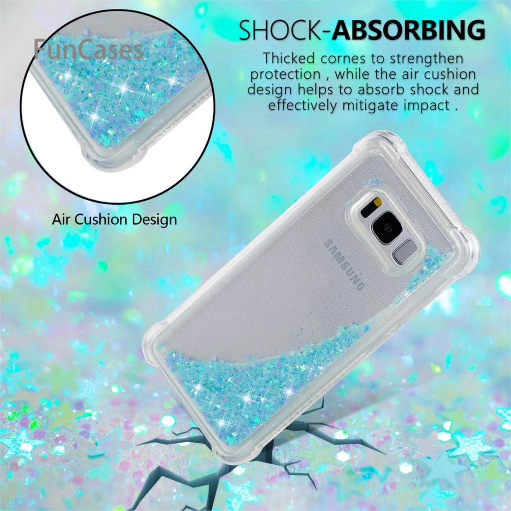 Жидкий чехол СПС Капа samsung S8 мягкая ТПУ задняя крышка Estuche Фламинго Galaxy откидной