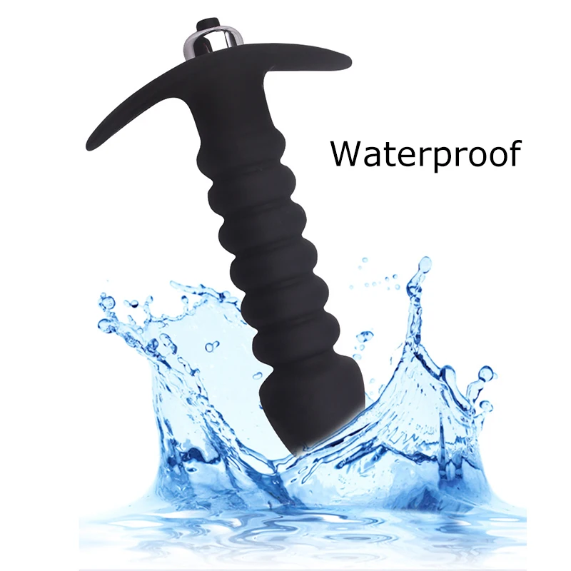 Силиконовая Вибрирующая Анальная пробка маленькие анальные секс-игрушки для