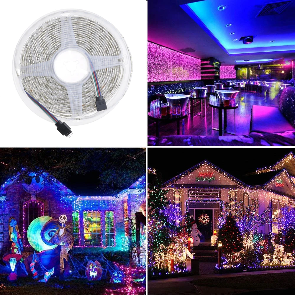 

25m 600LED Strip Light 24Key Remote Controller RGB Wifi Led Lights For DIY Decoration 12V Waterproof