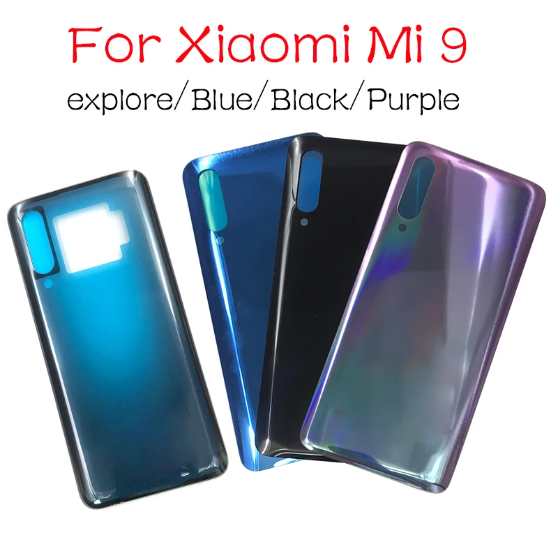 Новинка задняя крышка аккумулятора для Xiaomi Mi9 Mi 9 Se 9se стекло Замена задней двери