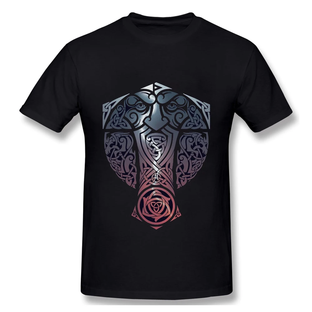 

CLOOCL Fashion 100% Cotton T-Shirt Viking Tattoo Symbol 3D Printed Casual Style T-shirt Funny Unisex Harajuku Short Sleeve Tops
