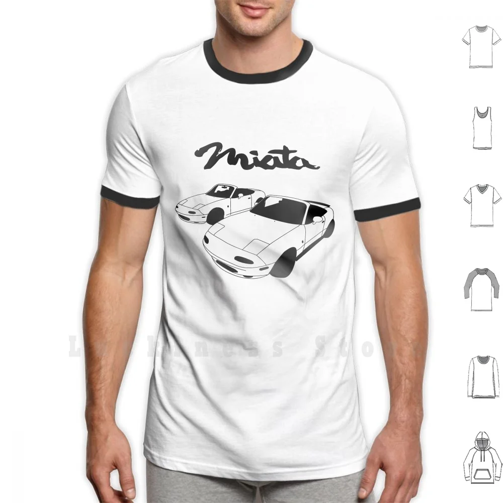 Camiseta de algodón para hombre Mazda Miata, s-6xl, Mazda Mx5, Eunos Miata, Na6, Na8, Na, Na6ce, Na6c, Na8ce, Na8c, Mk1, Rwd, Drift, Jdm