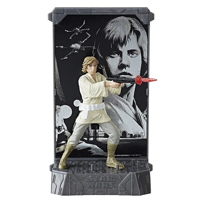 

Hasbro 6inch Star Wars Luke Skywalker Han Solo Rey Finn Black Series PVC 6-inch Action Figure Anime Toys Kids Gift