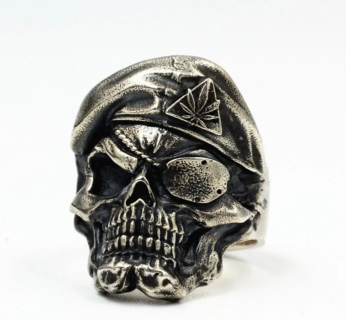 Shantou one-eyed dragon ring 925 sterling silver handmade general tough guy poisoning food finger | Украшения и аксессуары