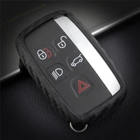 car key case cover for jaguar xf xj xk xe xjl c x16 f pace x type v12 guiter for land rover freelander 2 a9 key ring ccessories