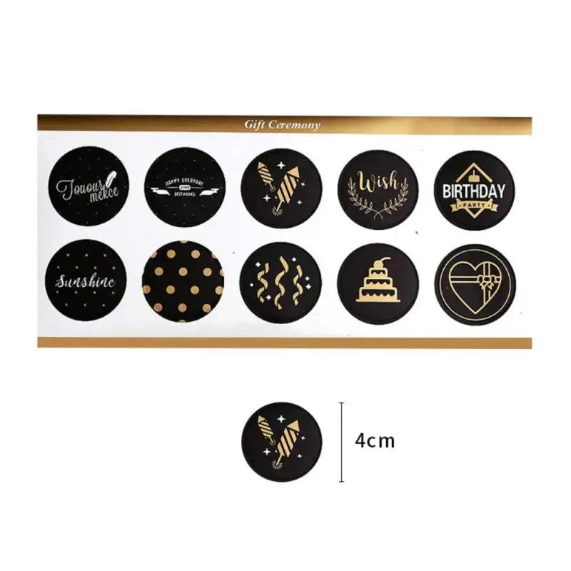 Уплотнительная наклейка s-этикетка 1 лист/упаковка декоративная подарочная