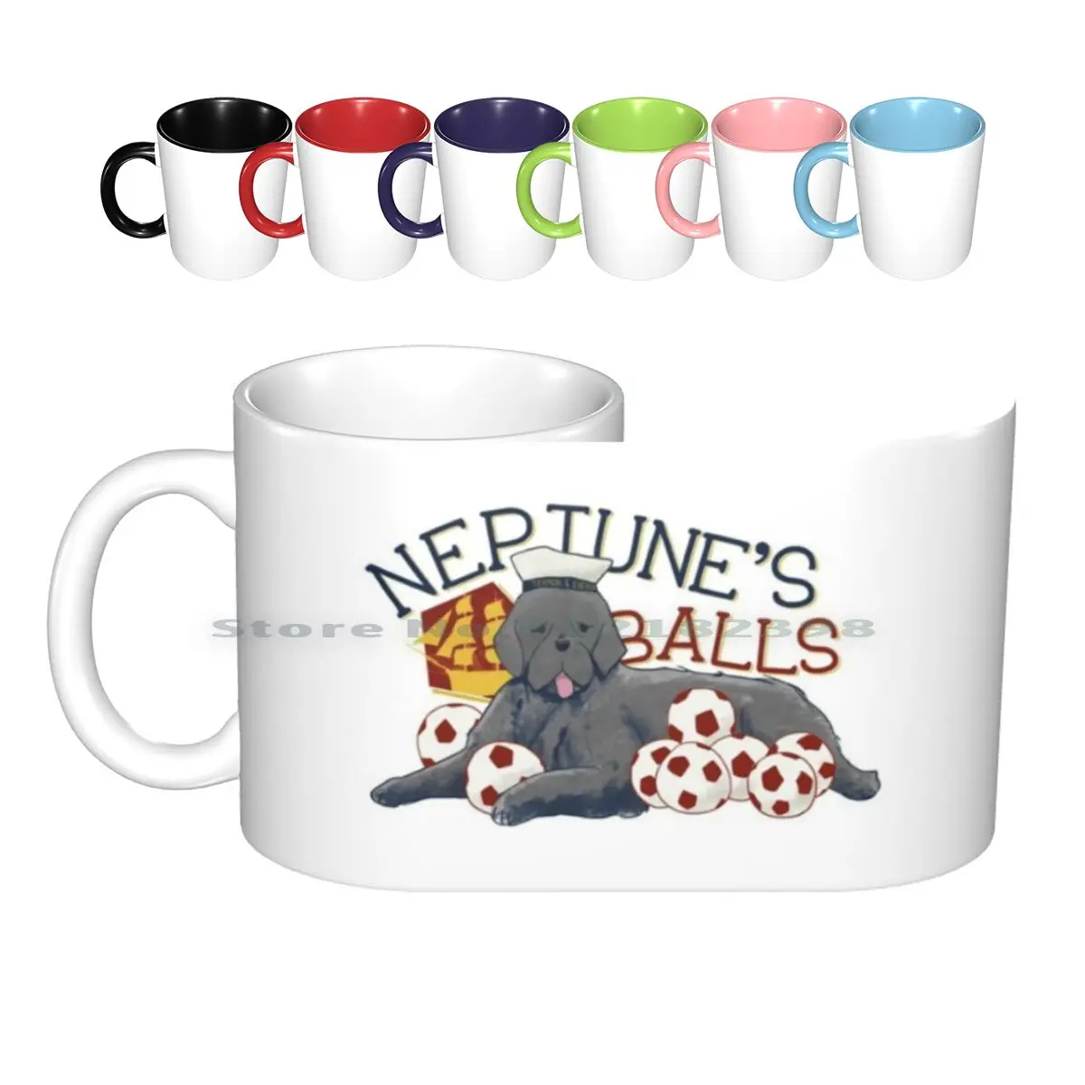 Мячи Нептуна! Керамические кружки кофейные чашки Кружка для молока и чая ужас