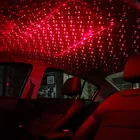 Звездный светильник на крышу автомобиля, внутренний светодиодный Звездный лазер, атмосферный проектор, USB, Автомобильное украшение, ночник, домашний декор, галактические огни