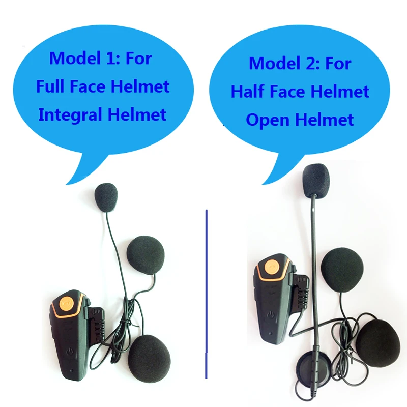 Waterproof BT-S2 Multi BT Interphone 1000M Motorcycle Bluetooth Helmet Intercom Intercomunicador Earphones Headset FM MP3 | Автомобили и