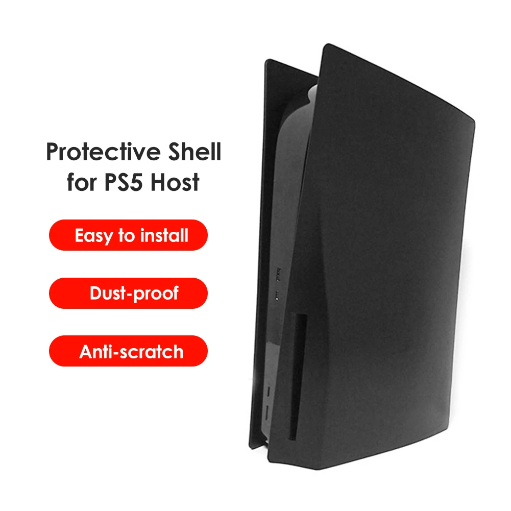 

for Sony Playstation 5 Gaming Console Faceplate Cover Protective Case for PS5 Disk Edition Skin Replacement Shell Panel