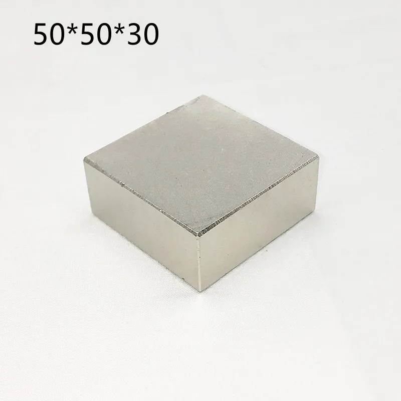 N52 1 шт. блок магнит 50x50x30 мм супер сильный редкоземельный неодимовый 50*50*30
