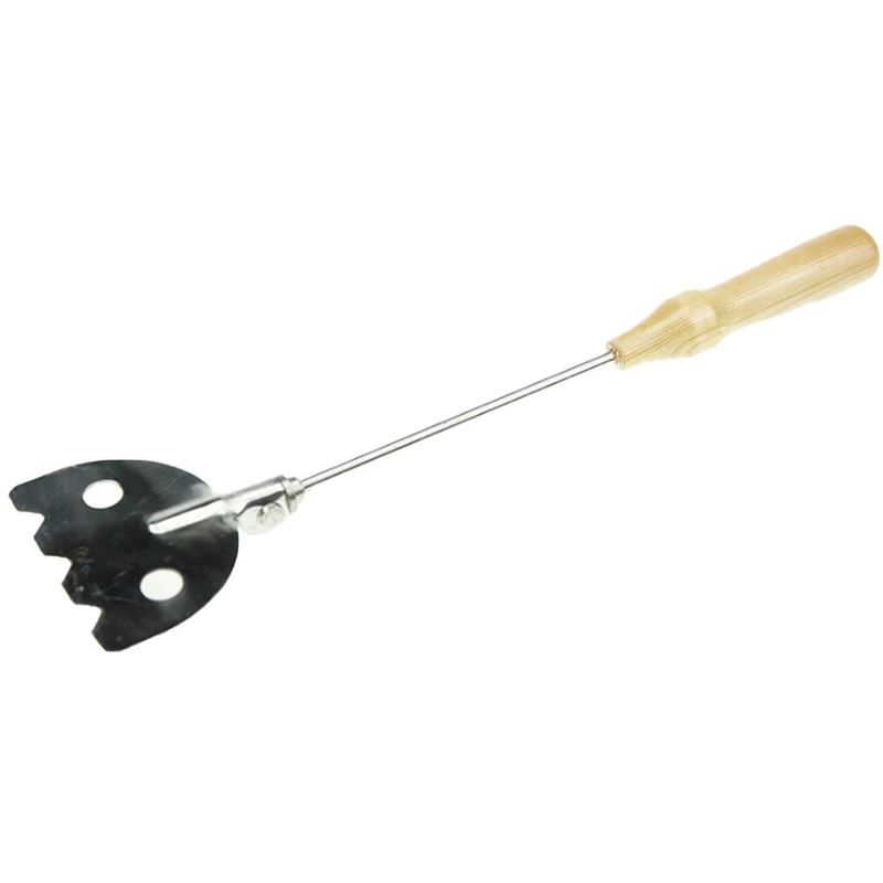 

Shrimp Shovel Bait Thrower Wooden Handle 2 Holes Shovel Head Fish Shovel Tool Shovel on for Carp Fishing Gear