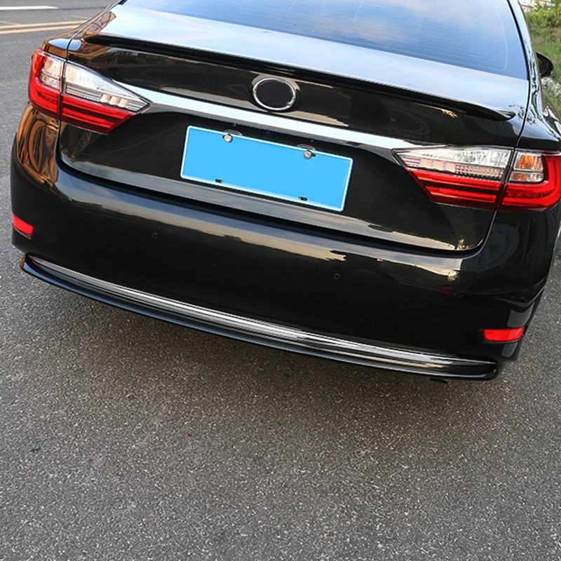 Lsrtw2017 для Lexus ES ES200 250 300h автомобиль Trims Задний Бампер Планки из нержавеющей стали аксессуары для формовки