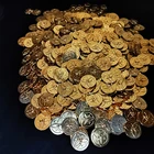 5 шт.компл. Genshin Impact Gold Mora Coin Morax Cosplay Prop Accessories 2,5 см