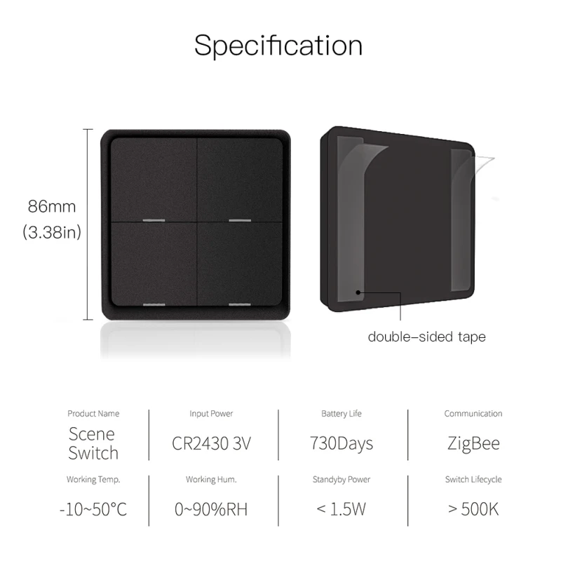 

Smart Light Switch Screen Touch Panel Voice Control Tuya WiFi Wireless Wall Switches Remote With Smart Gateway Alexa Google Home