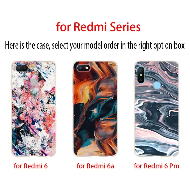 Мягкий чехол для Xiaomi Redmi Note 8 7 6 5 Pro 8a 6pro 6a s2 5a 4a 5plus y3 Coque Etui | Мобильные телефоны и
