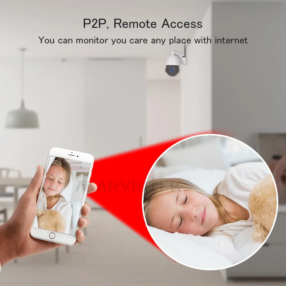 Мини ip камера wifi видео наблюдение мини HD зум 4X960 P ptz наружная ip66 POE сигнализация 32G
