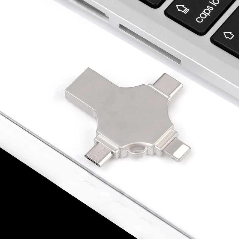 USB 3 0 Flash 16 ГБ 32 64 Гб 128 256 Флешка usb c OTG Type-C DIY micro otg память для iphone телефона Ноутбук