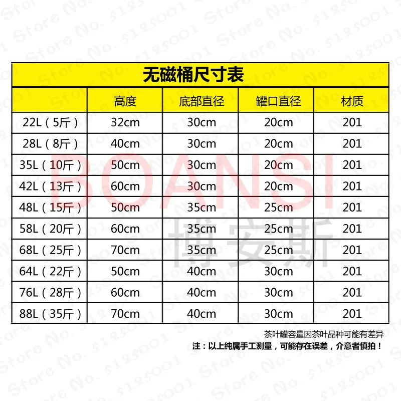 

Stainless Steel Fermenters Wine Fermented Beer Fermenters Milk Barrel Sealing High Quality Oil Barrel Tea Canister Storage Pot