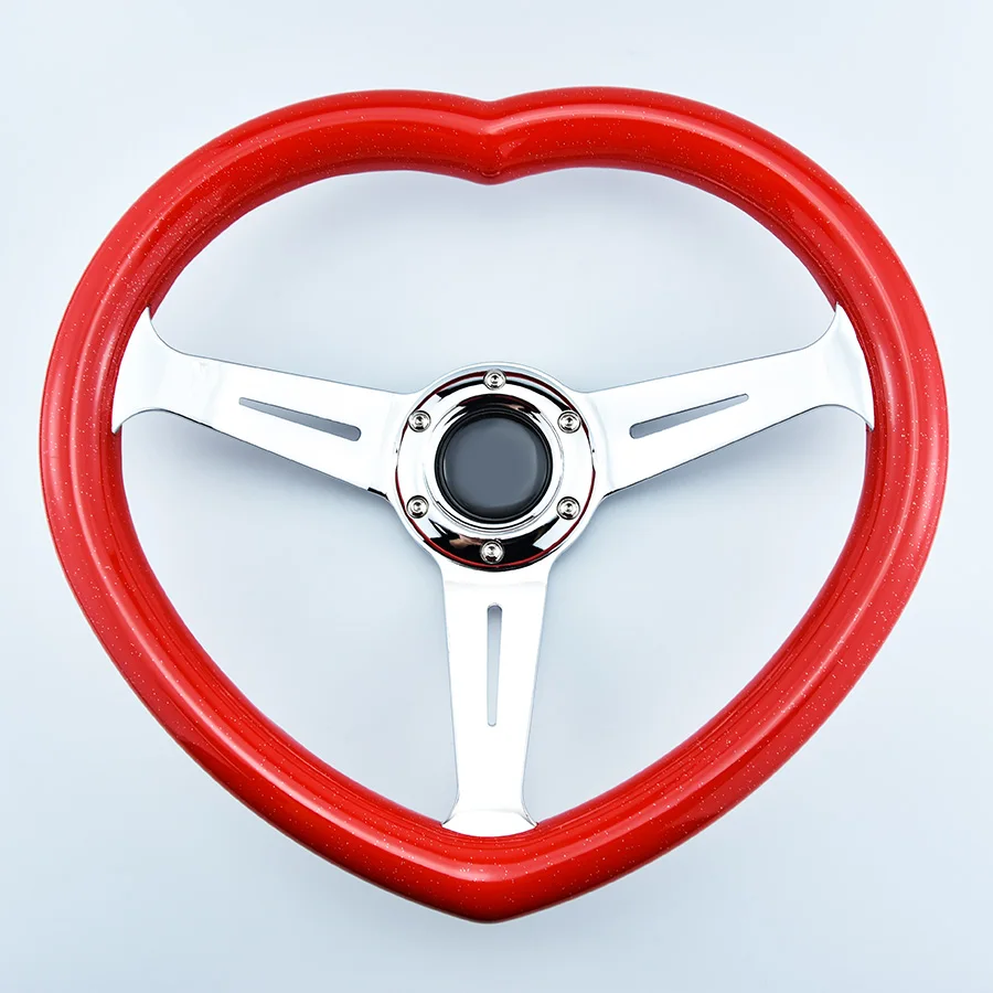 Рулевое колесо для гоночного автомобиля JNA в форме сердца из АБС-пластика