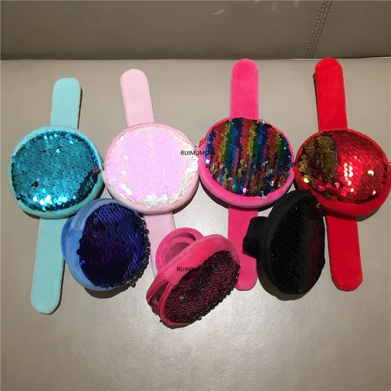 Мини 8 см яркие разноцветные милый мини-кошелек из плюша кошелек с крючком для