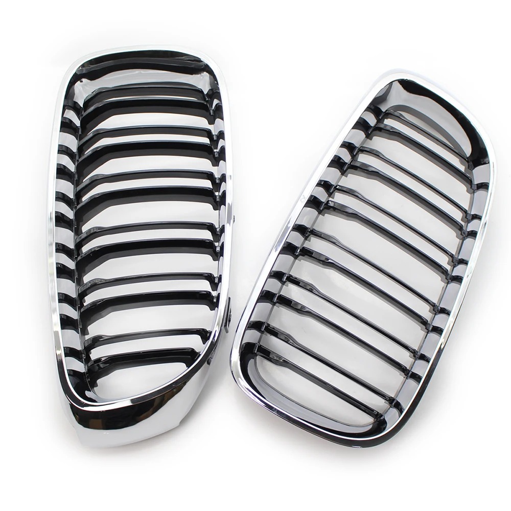 Хромированная передняя решетка Dual Slat для BMW F30 F35 E90 E91 E36 F10 F18 F06 F12 F22 F15 F16.