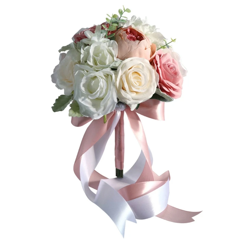 

Artificial Rose Flowers Wedding Bride Holding Flowers Wedding Supplies Wedding Bouquets, Flower Girl Bouquet