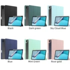 Чехол для планшета Huawei Matepad 11, 2021 дюйма, тройной складной чехол из искусственной кожи для смарт-ПК, чехол для Huawei Matepad11, чехол для MatePad 11, чехол