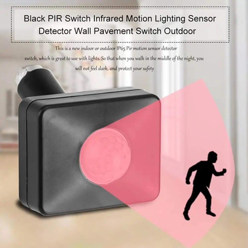 

Автоматический 10 мм 12 мм AC 85-265 в ИК-датчик безопасности настенный светильник с градусами наружный светодиодный светильник с датчиком движе...