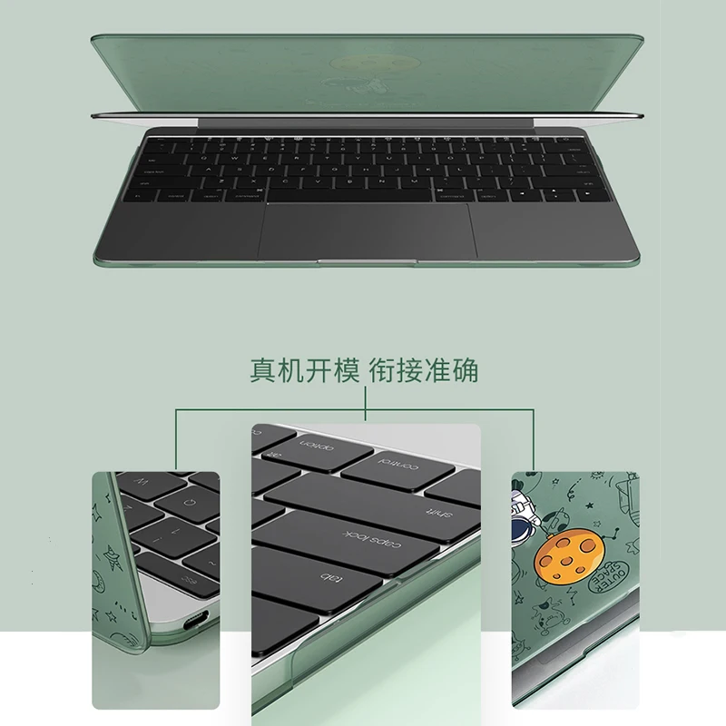 Матовый чехол для ноутбука с мультяшным астронавтом Apple Macbook Air 13 2020 A2337 A2179 M1 Chip Pro 14