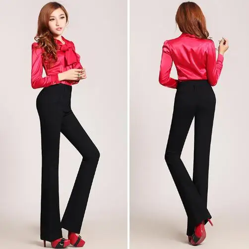 2020 брюки для офиса женщин стрейчевые девушек с высокой талией брюки-карандаш