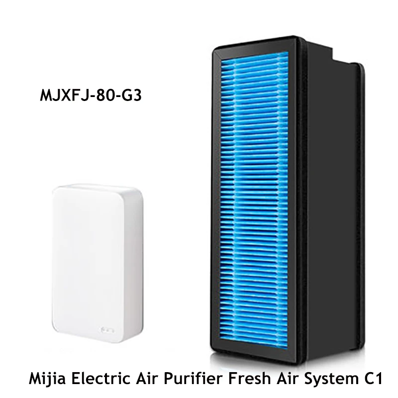 

Replacement For xiaomi Mijia Electric Air Purifier Fresh Air System C1 Composite Filter MJXFJ-80-G3 Merv12 Filter H13 HEPA