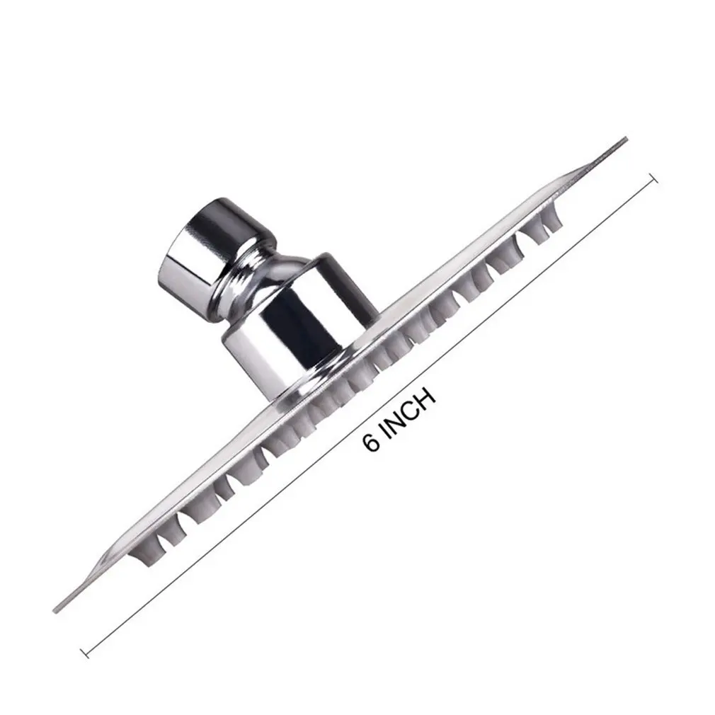 

Shower Head 6 Inch Round High Pressure Shower Head Stainless Steel Shower Head 360 Degree Adjustable Rainfall Shower Head