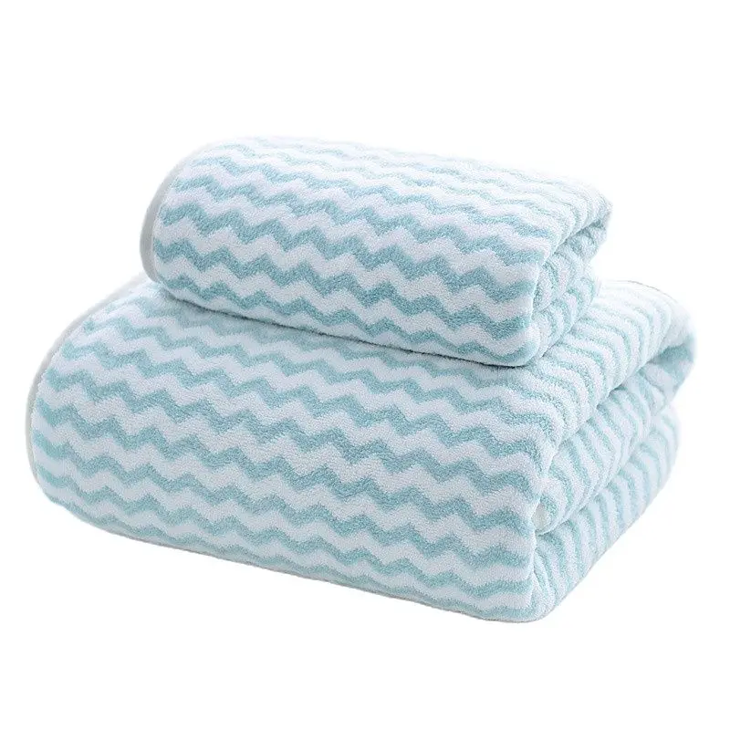2 шт./компл. набор полотенец из полиэстера для путешествий плавания с волнистым