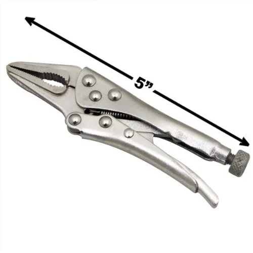 3 шт. мини фиксирующие плоскогубцы тисков 5 дюймов длинные прямые волосы 4 Дюйма