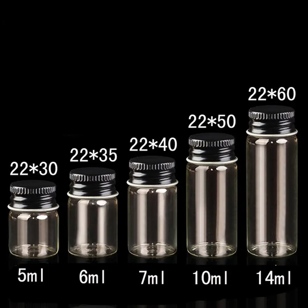 Маленький Стеклянный Флакон диаметром 22 мм 5 мл 6 10 14 стеклянные банки для