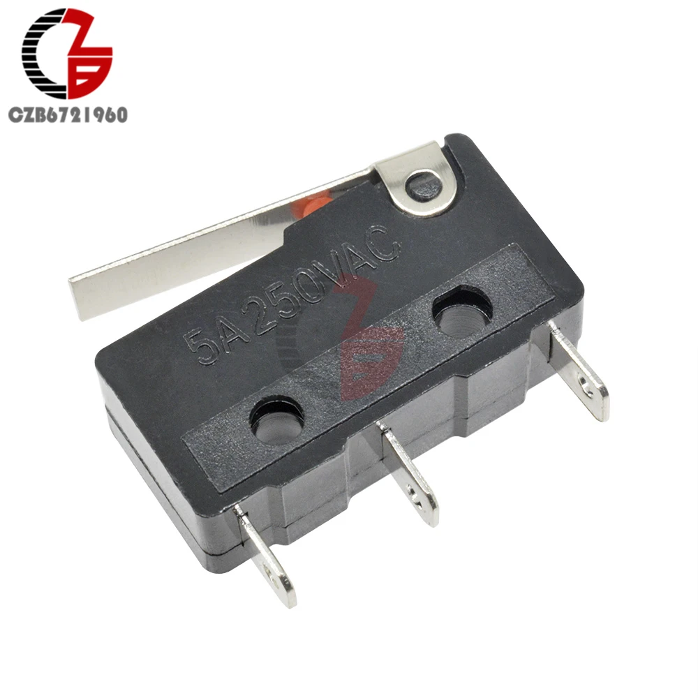 10 шт. KW11-3Z 5A 250V микропереключатель 3Pin такт переключатель пряжки микро переключатель выключатель для бытовых Приспособления