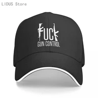 gun control funny printing men baseball cap 2021 fashion design ar15 ak47 guns dad hat gun lovers hip hop snapback hat
