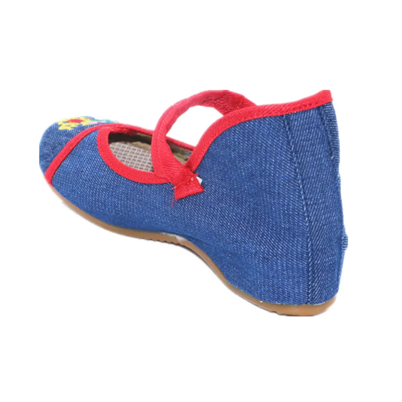 Женские парусиновые туфли с вышивкой в этническом китайском стиле повседневные