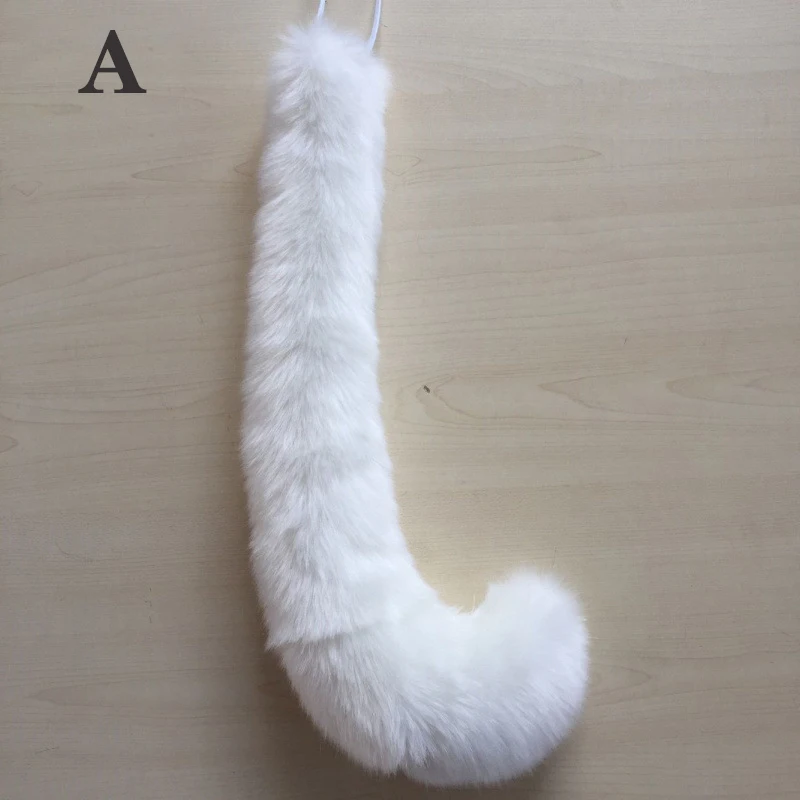cosplay tail ears plush simulation fox cat wolf animal | Тематическая одежда и униформа