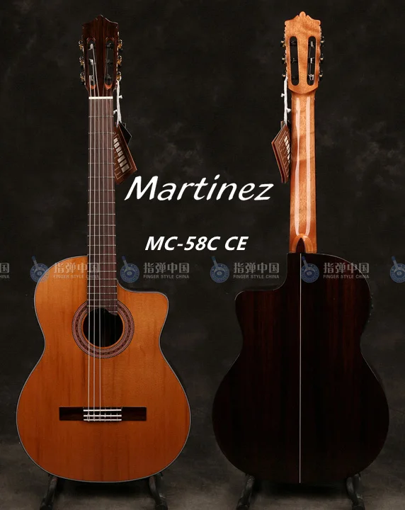 MC-58C CE Martinez MC-58 Классическая гитара из цельного дерева, martinez Классическая гитара s - Цвет: MC-58C CE