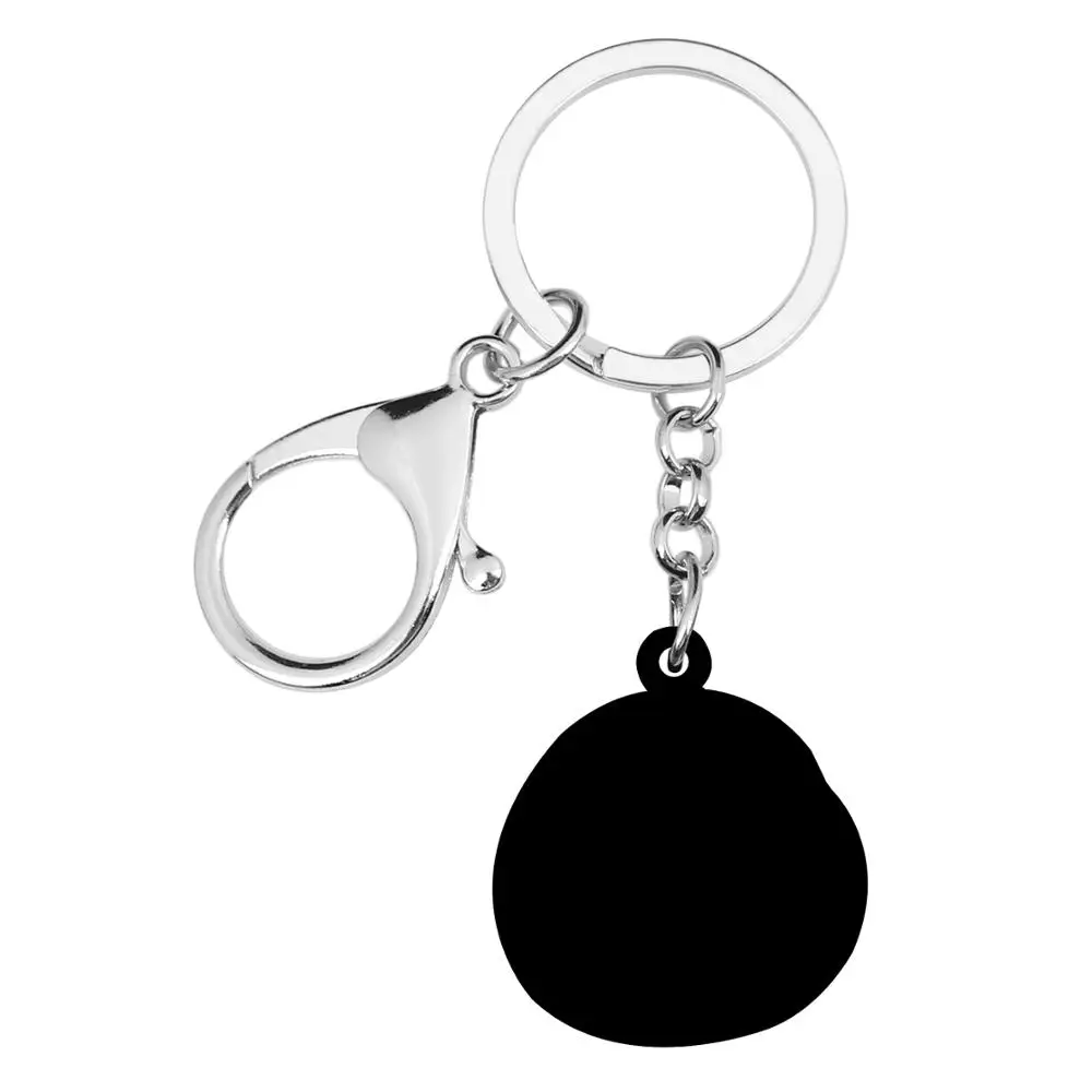 Bonsny Акриловые Брелоки для ключей на Хеллоуин в виде ужасов кровяного глаза