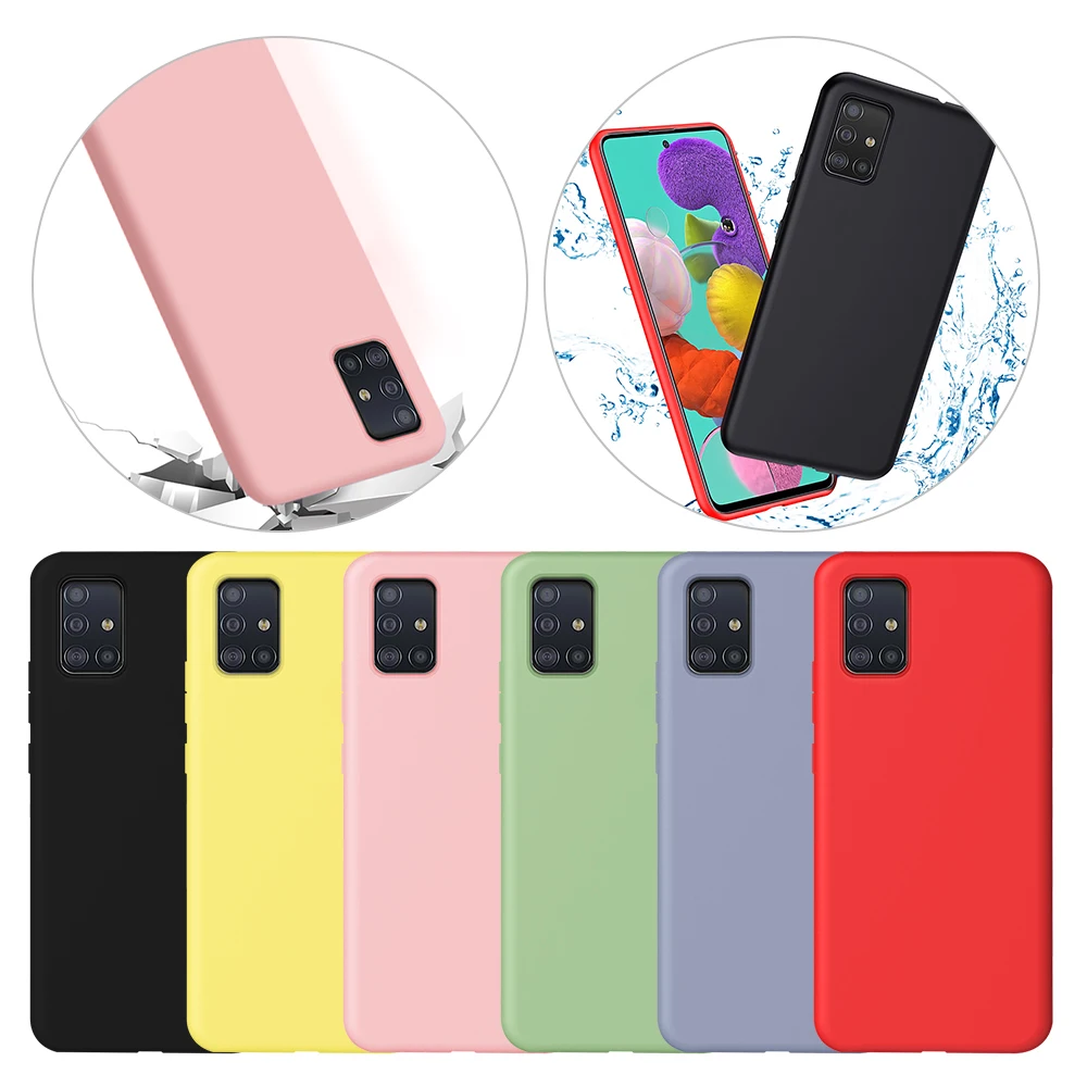 Чехол для телефона Samsung Galaxy A51 A71 A30 A50 A70 A40 A60 A20 A30S A50S мягкий ударопрочный
