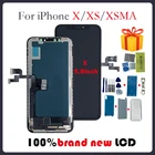 100% новый ЖК-дисплей TFT для iPhone X XS MAX XR X11 3D Touch AAA дигитайзер в сборе Высокое качество для X XSMAX 11PRO MAX OLED LCD