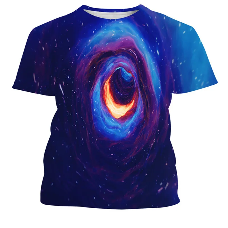 

Summer 2021 NewFunny 3d T-shirt Summer fashionable short-sleeved T-shirt top Seahorse print T-shirt short-sleeved top